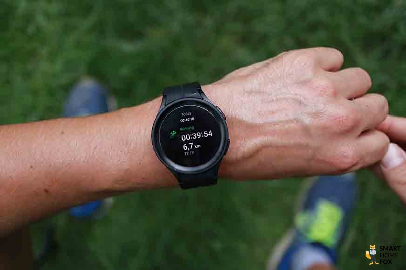 Записанные данные во время бега.